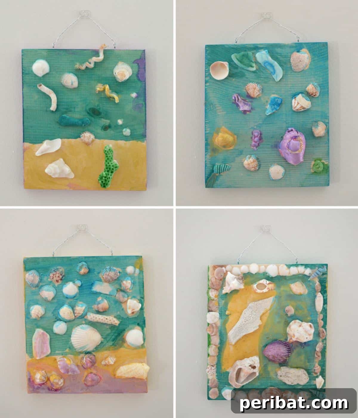Seashell Collages