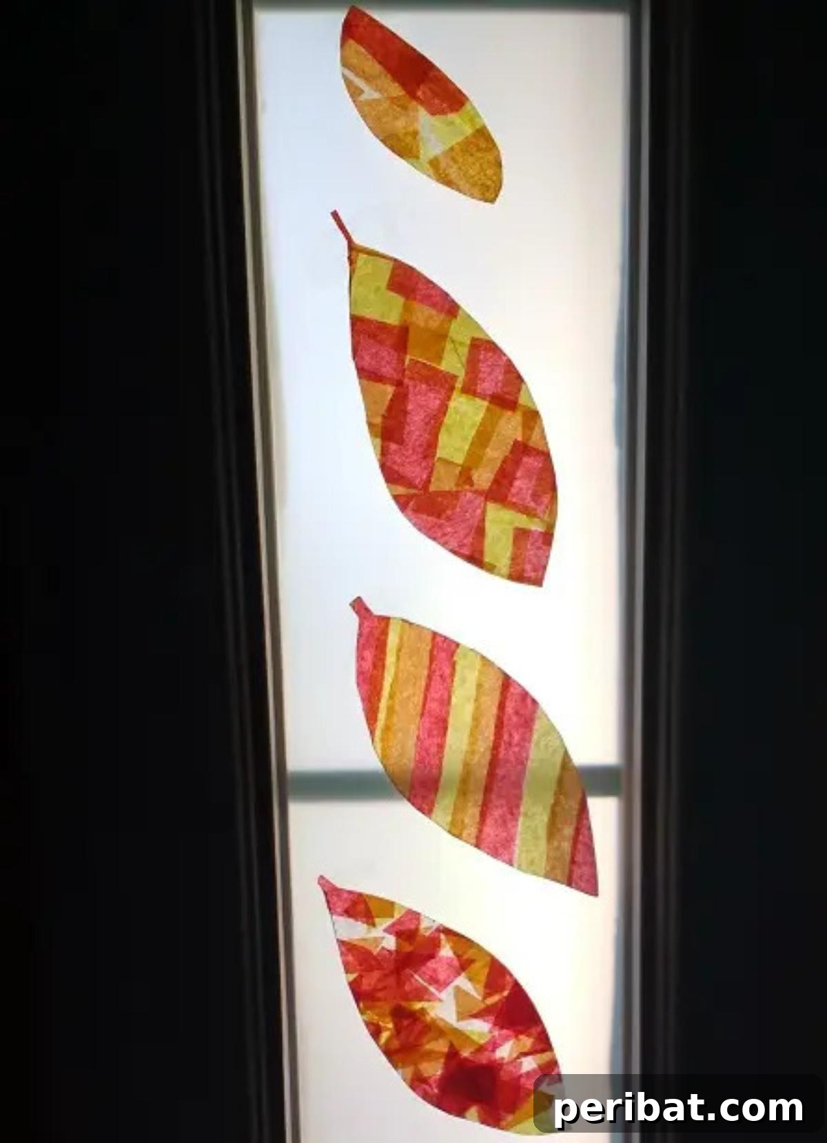 25 Sparkling Leaf Suncatcher Ideas for Fall 12 Leaf Suncatcher DIY Project for Kids