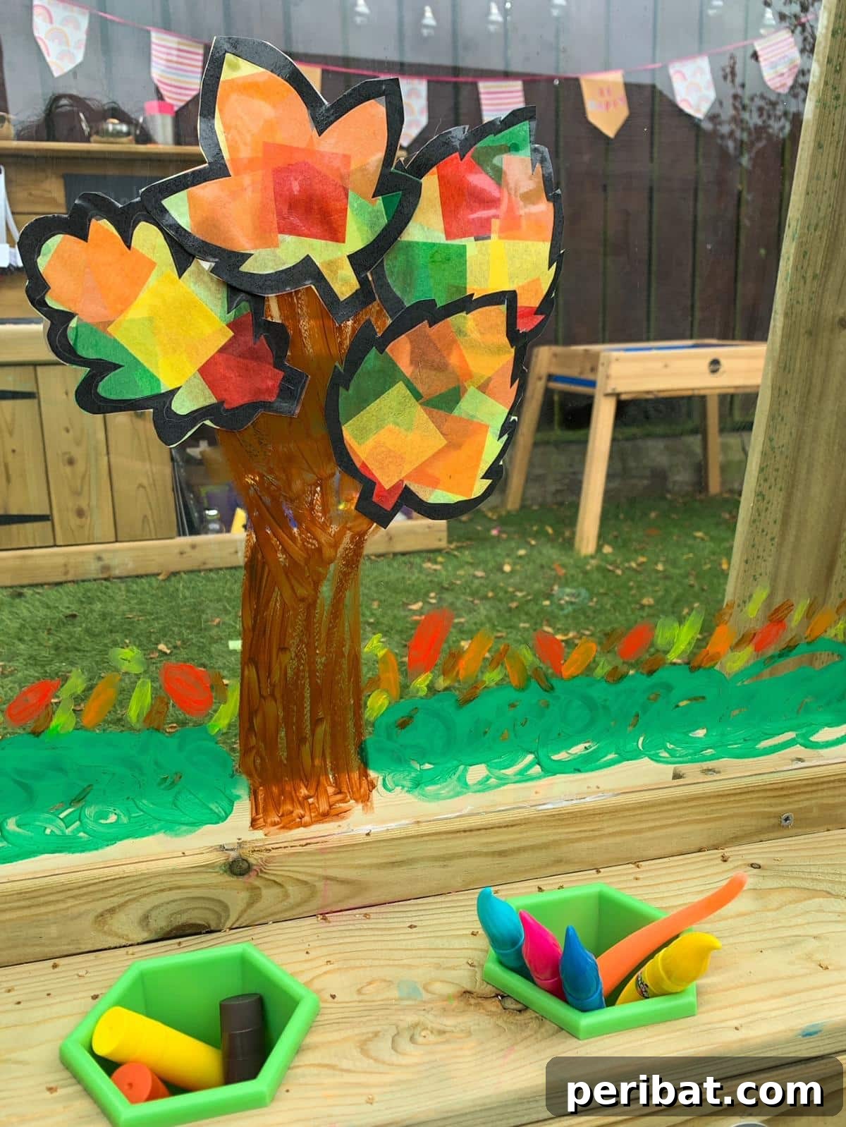 25 Sparkling Leaf Suncatcher Ideas for Fall 14 Autumn Leaf Suncatcher