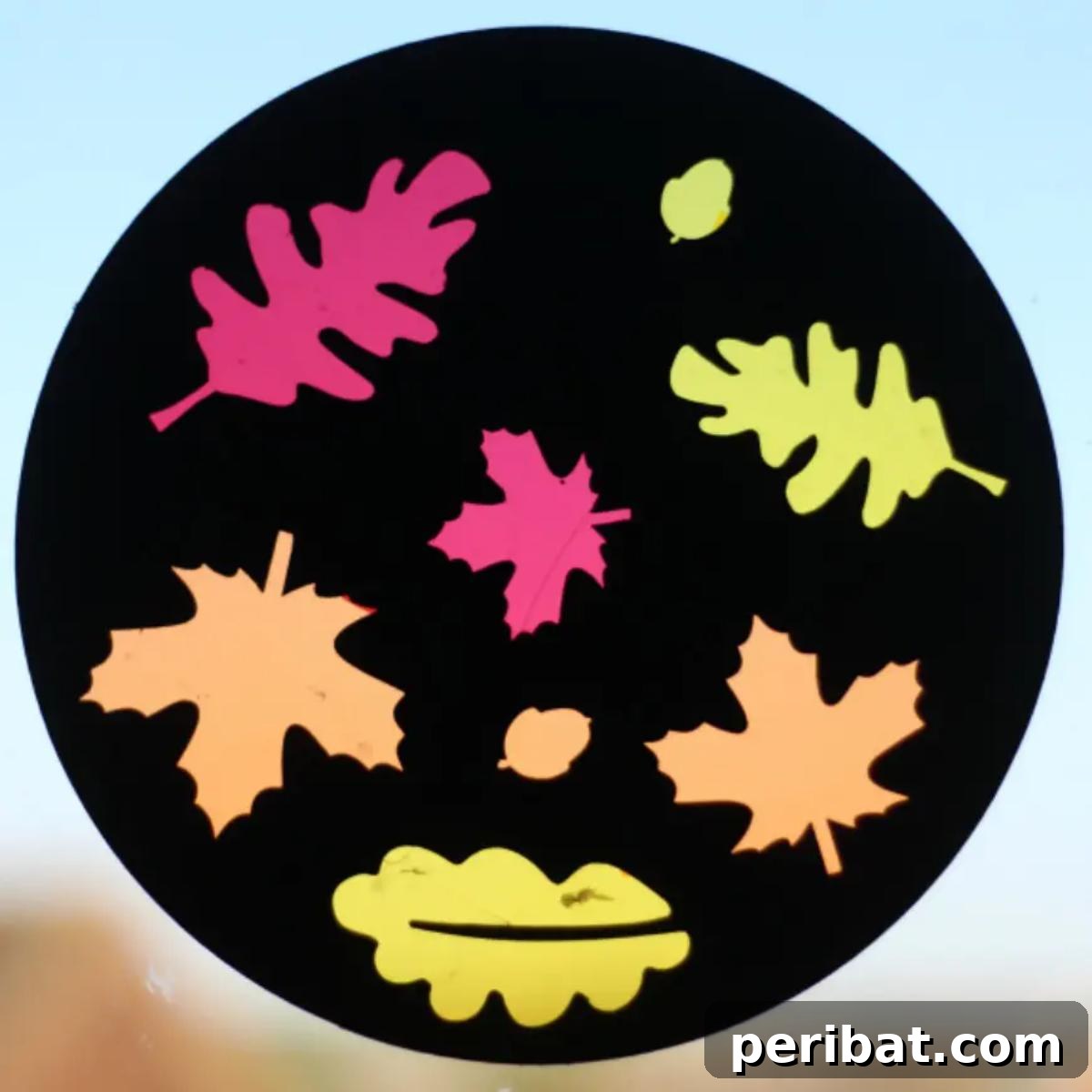 25 Sparkling Leaf Suncatcher Ideas for Fall 21 Autumn Leaf Sun Catcher