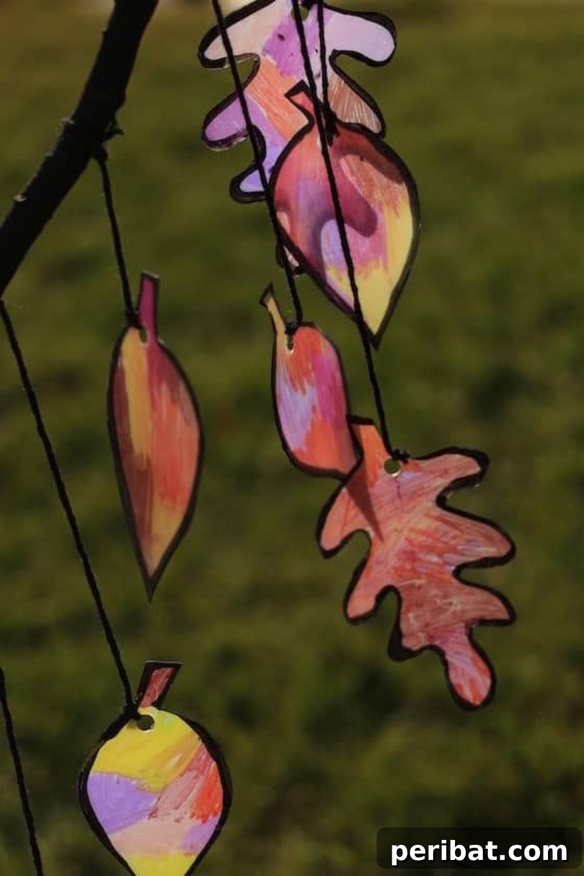 25 Sparkling Leaf Suncatcher Ideas for Fall 8 Gorgeous Fall Leaf Sun Catcher Craft for Kids