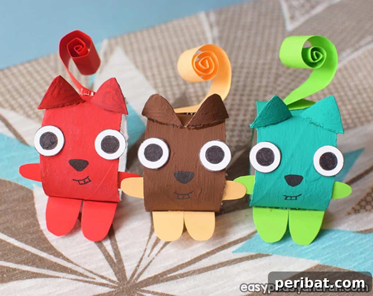 Squirrel Toilet Paper Roll Craft