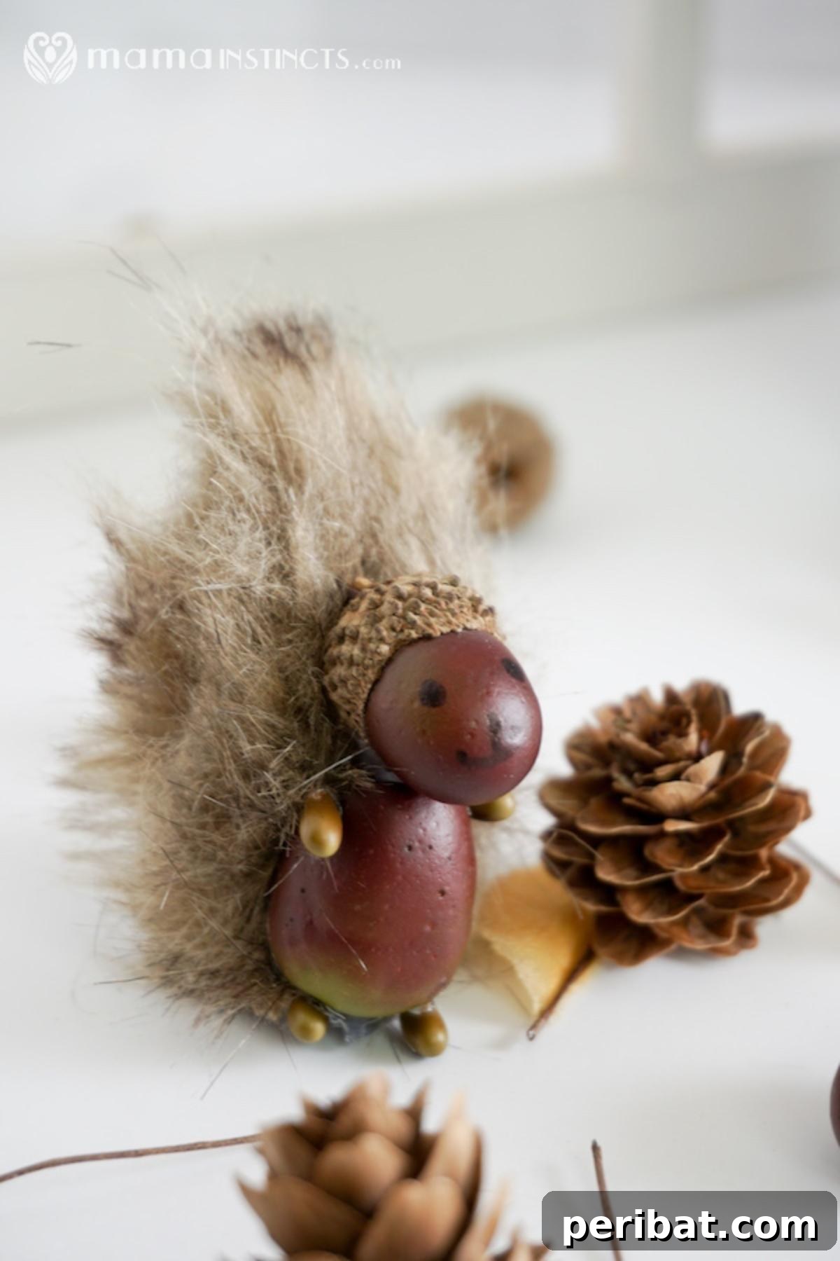 Easy Adorable Squirrel Acorn Craft for Kids