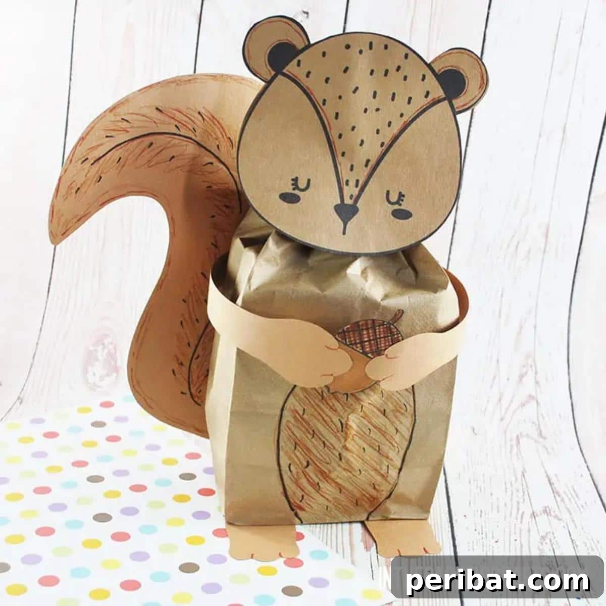 Easy Squirrel Craft for Kids