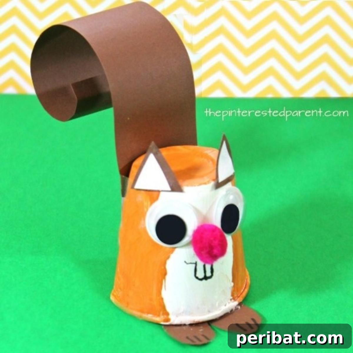 Dixie Cup Squirrel Craft