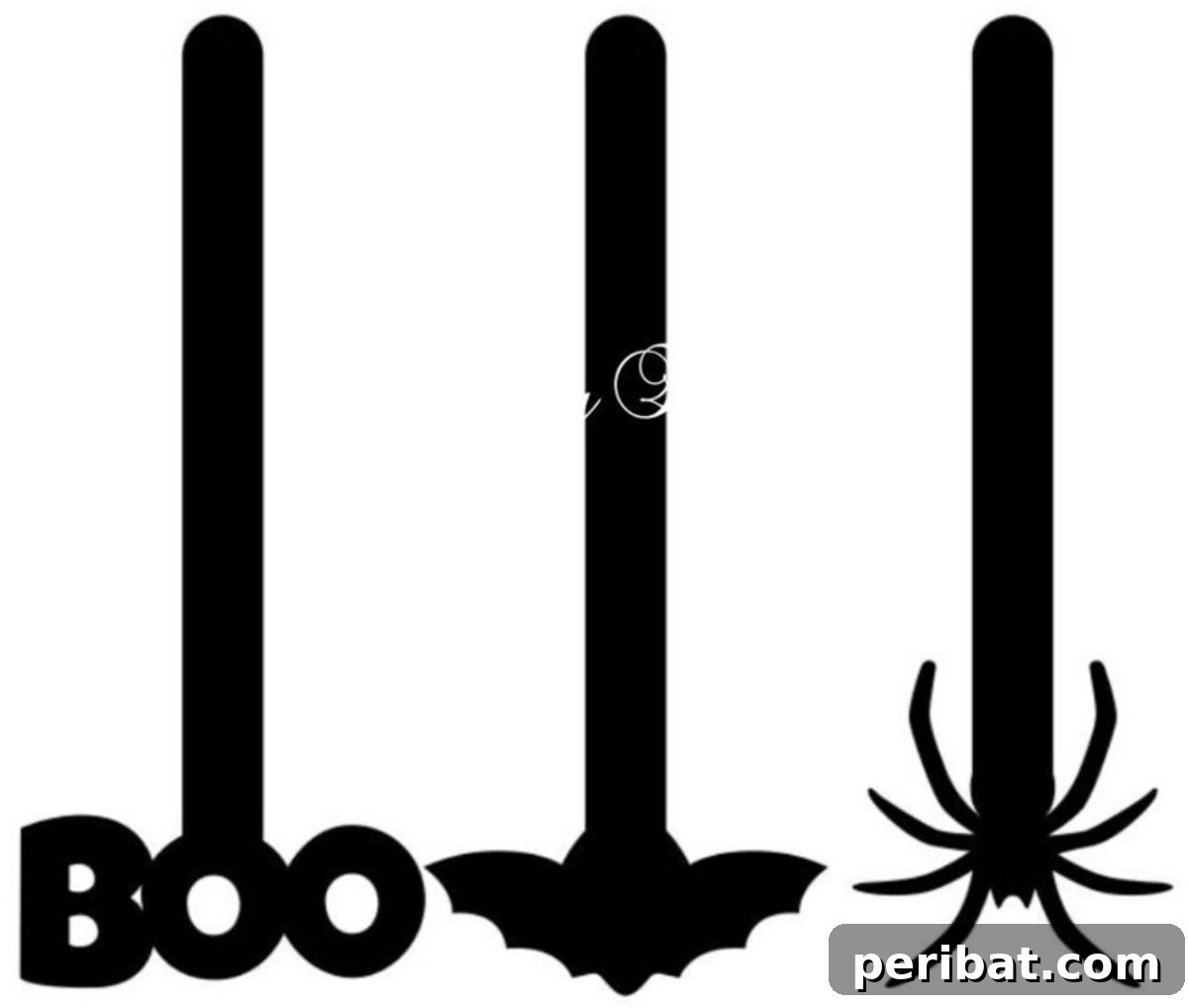 Spooktacular Popsicle Stick Halloween Projects 28 A collection of vibrant Halloween-themed acrylic popsicle sticks, featuring various spooky designs and colors.