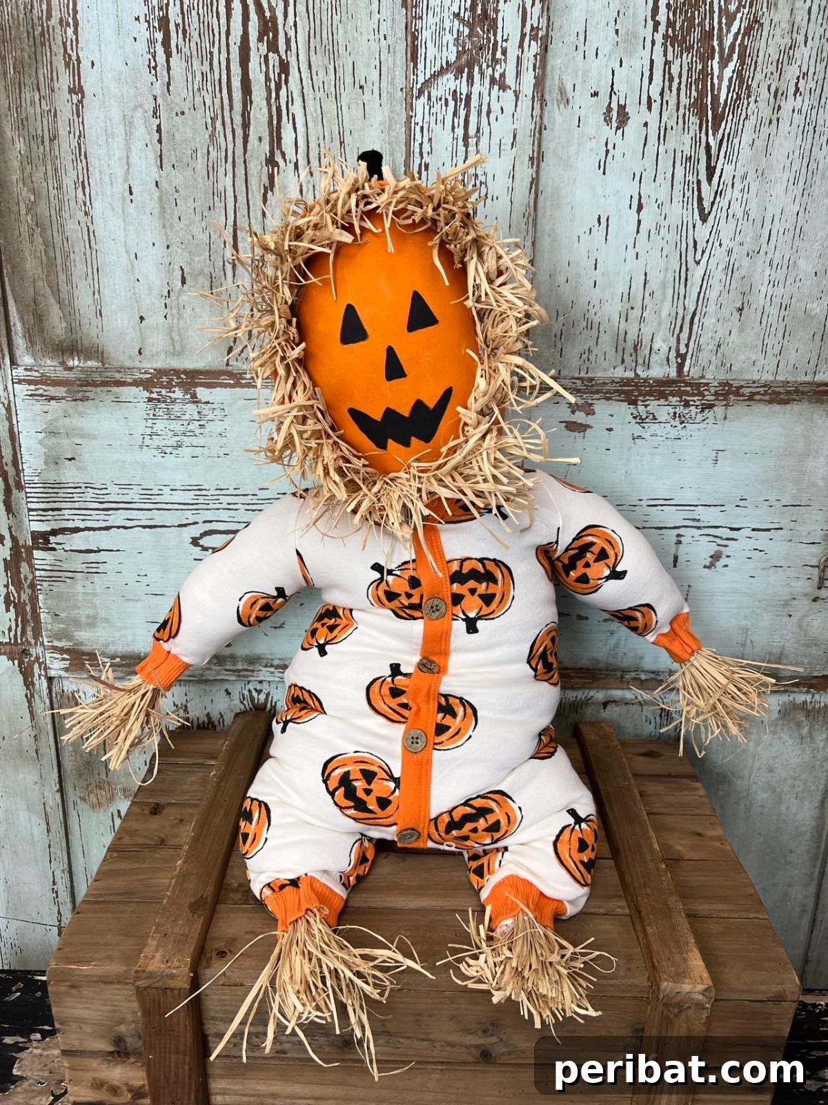 Whimsical Scarecrow Pumpkin Creations 21 Pumpkin Scarecrow Doll