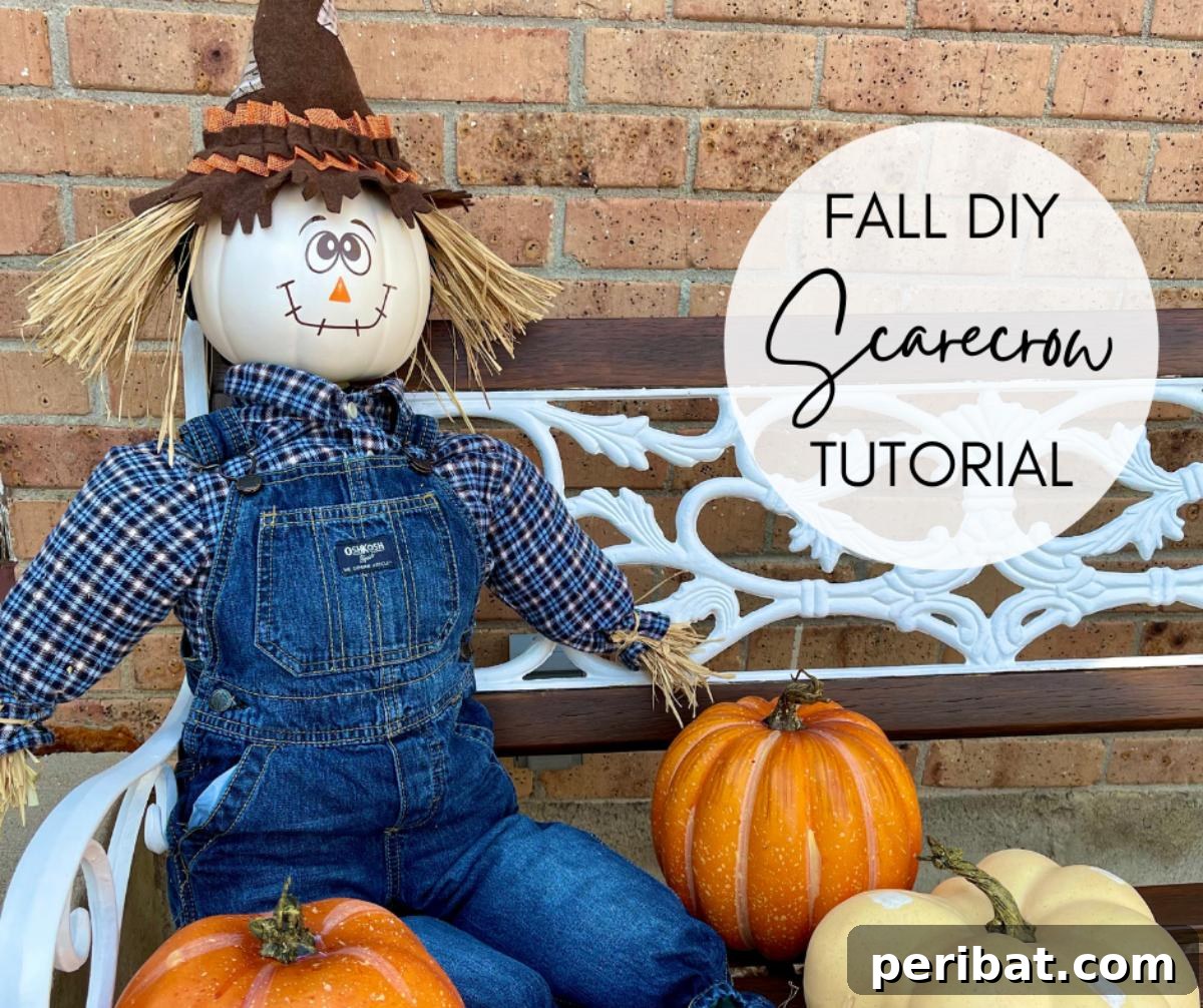Whimsical Scarecrow Pumpkin Creations 23 Cute Scarecrow for Your Front Porch