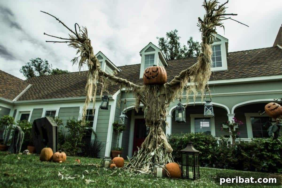 Whimsical Scarecrow Pumpkin Creations 7 Pumpkin Scarecrow With Pvc Pipe