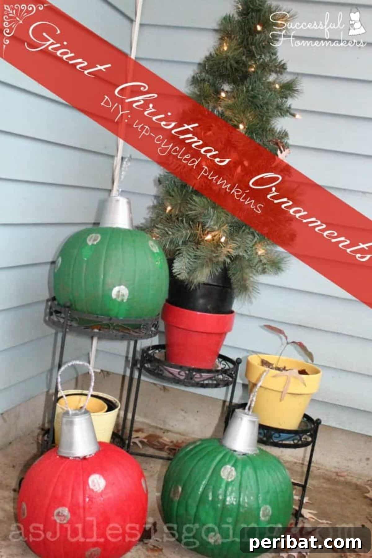 Deck the Gourds: 25 Christmas Pumpkin Painting Ideas 4 Easy DIY Pumpkin Christmas Ornaments
