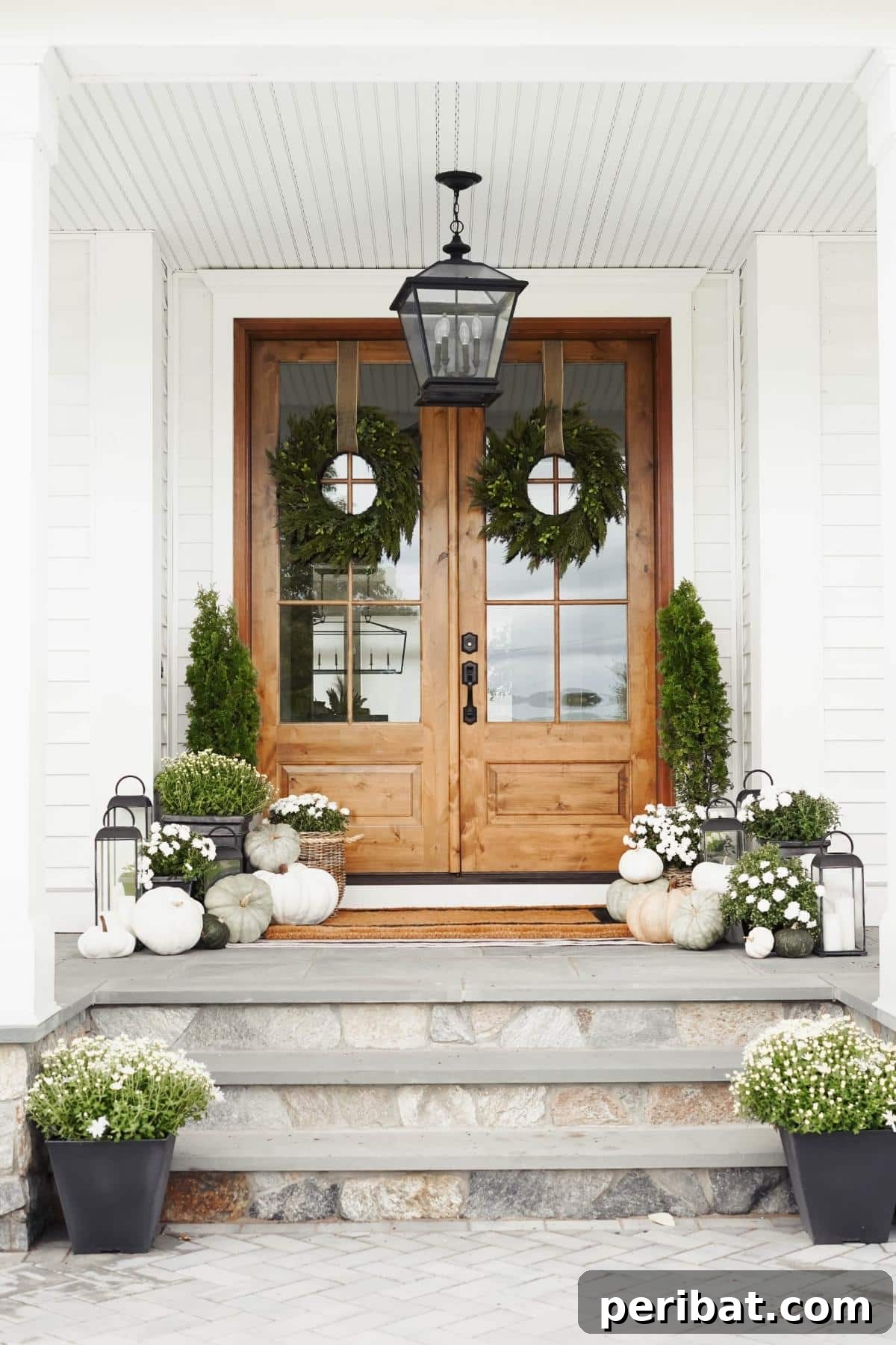 40 Dazzling Fall Front Door Designs 11 Fall Front Door Decoration
