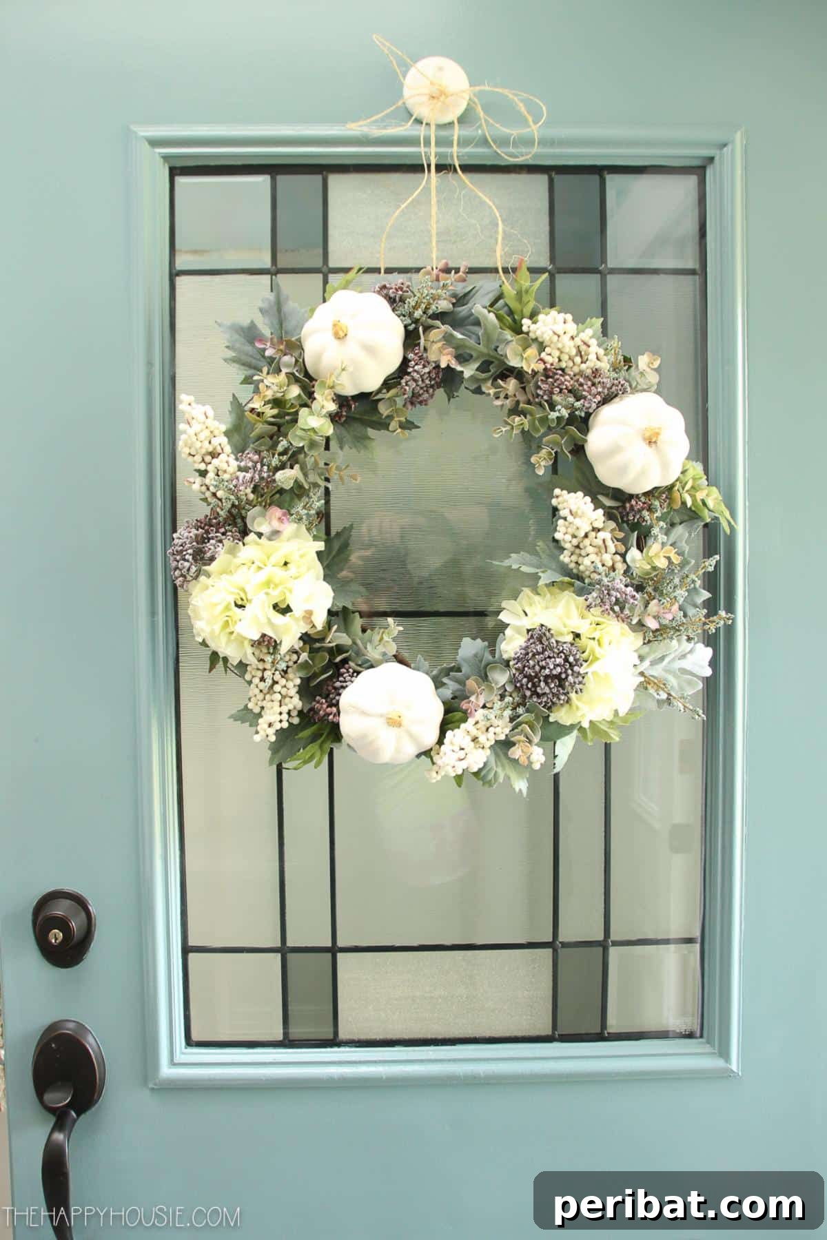 40 Dazzling Fall Front Door Designs 26 High-End Style DIY Fall Wreath on a Budget