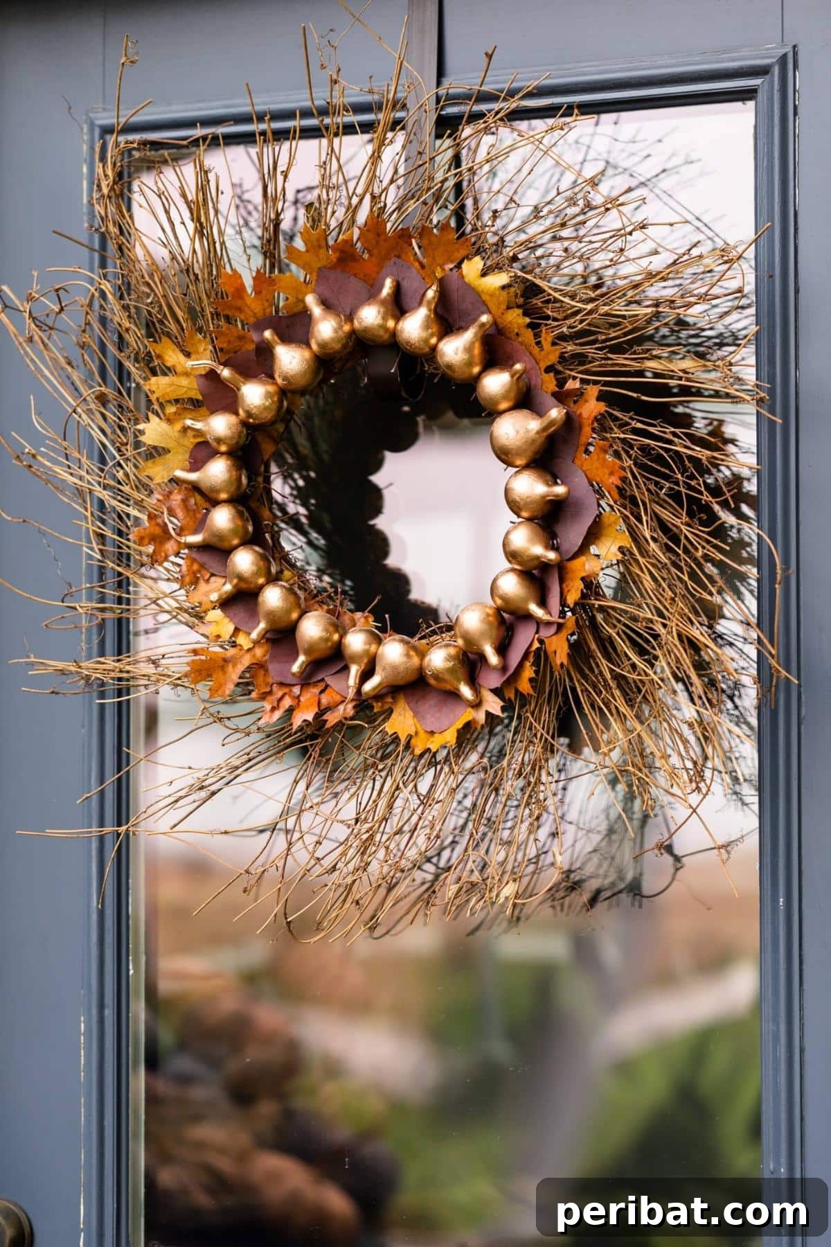 40 Dazzling Fall Front Door Designs 35 DIY Fall Wreath