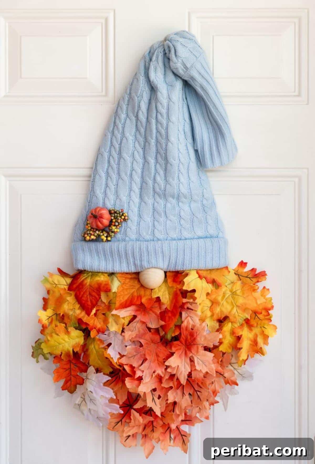 Whimsical Fall Gnome Wreath Inspirations 3 Easy DIY Dollar Tree Fall Gnome Wreath, showcasing budget-friendly fall decor.
