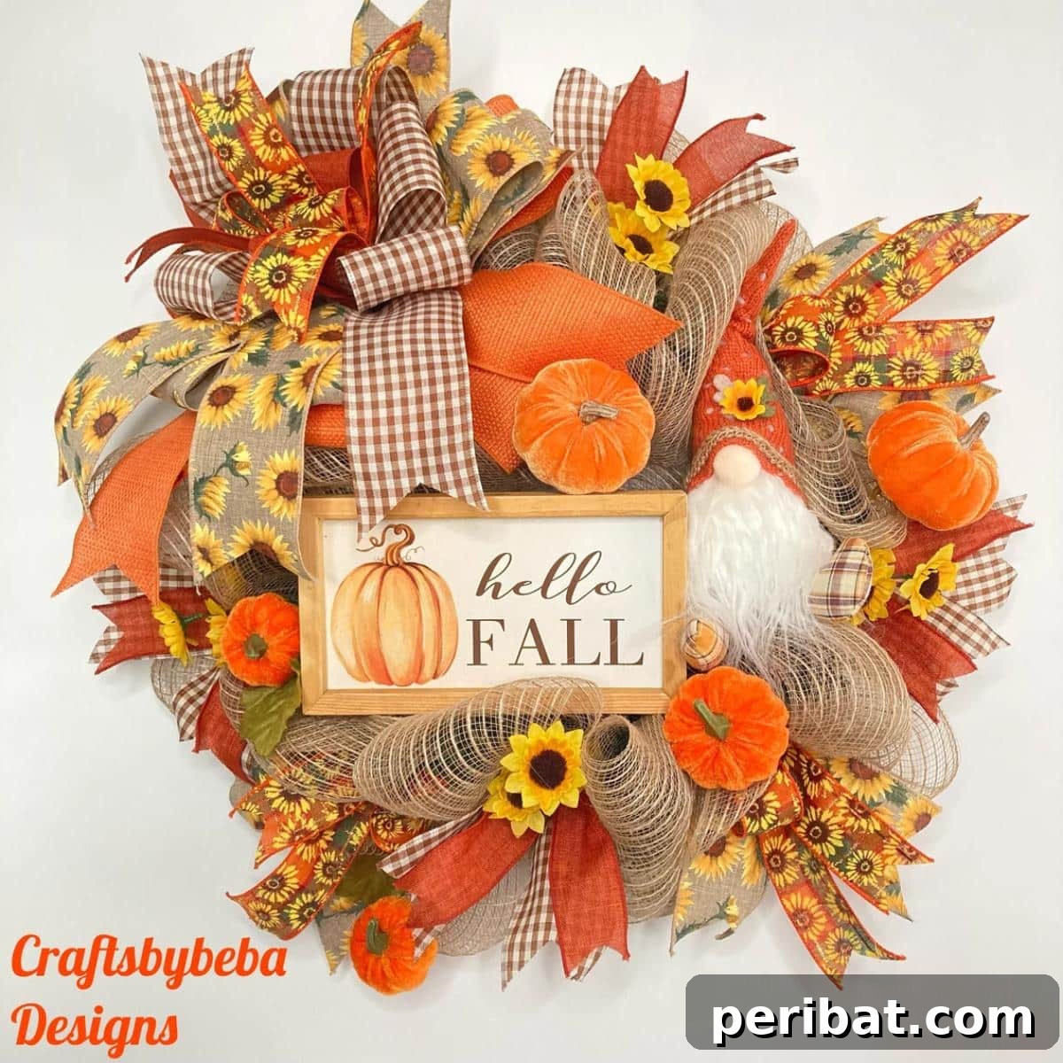 Whimsical Fall Gnome Wreath Inspirations 24 Gnome Fall Wreath - Fall Door Hanger, combining rustic charm with seasonal greetings.