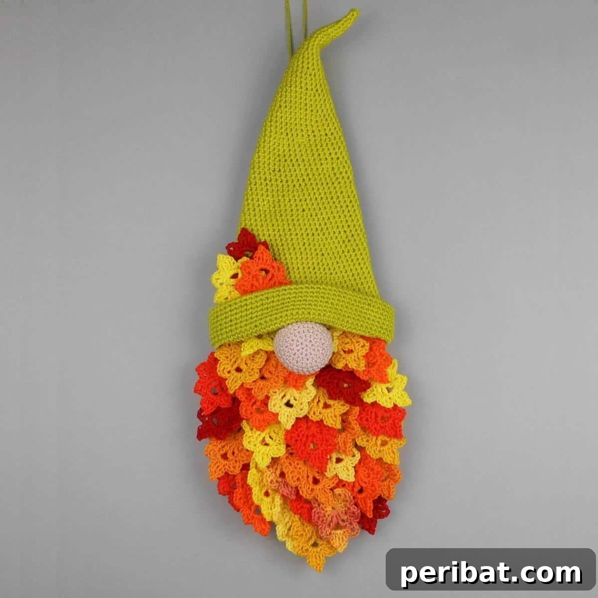 Whimsical Fall Gnome Wreath Inspirations 26 Crochet Pattern Autumn Gnome Door Decoration - Autumn Fall Decor for Doors and Wall, a unique textile craft.