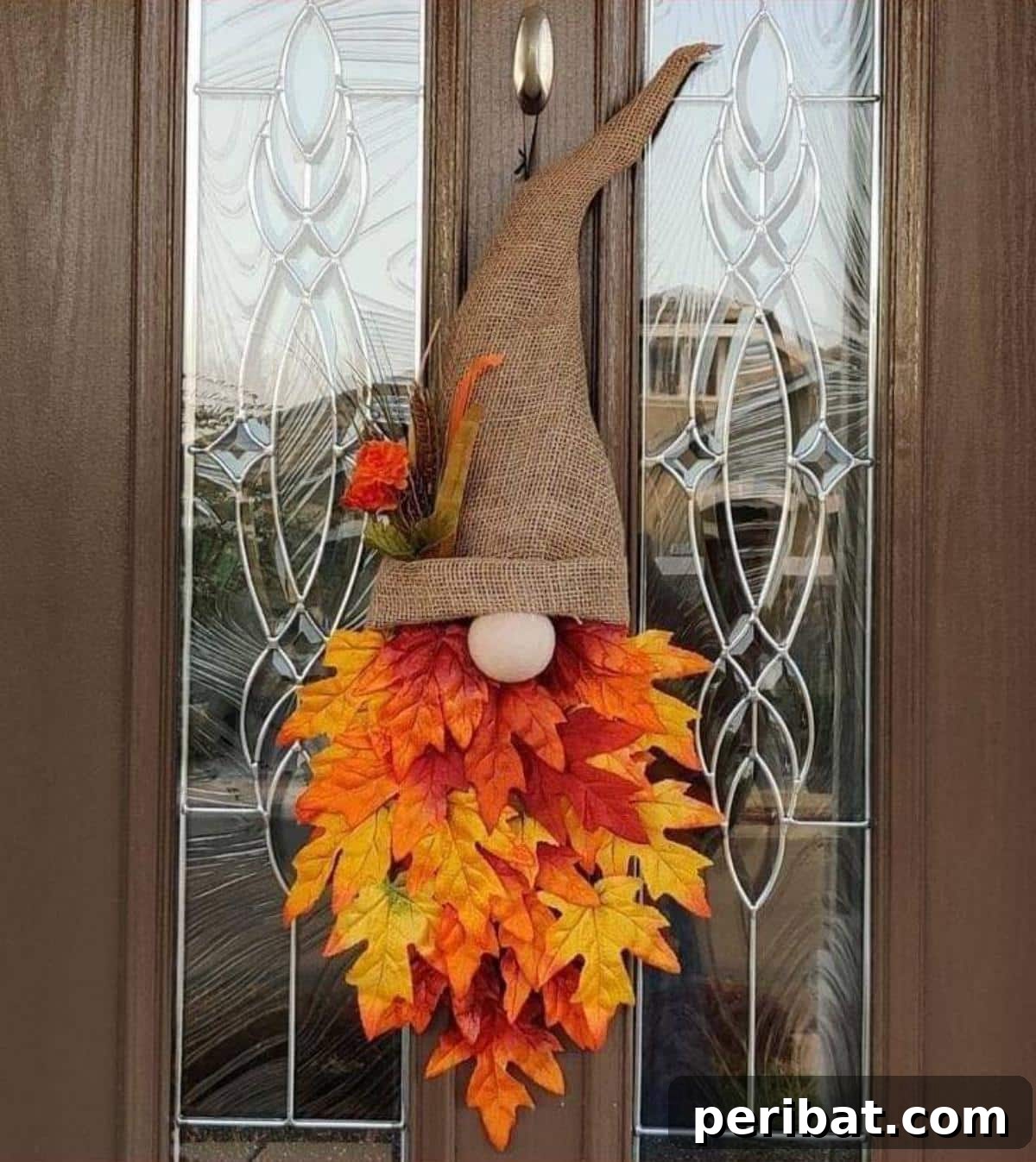 Whimsical Fall Gnome Wreath Inspirations 6 DIY Fall Gnome Wreath with video tutorial, perfect for visual learners.