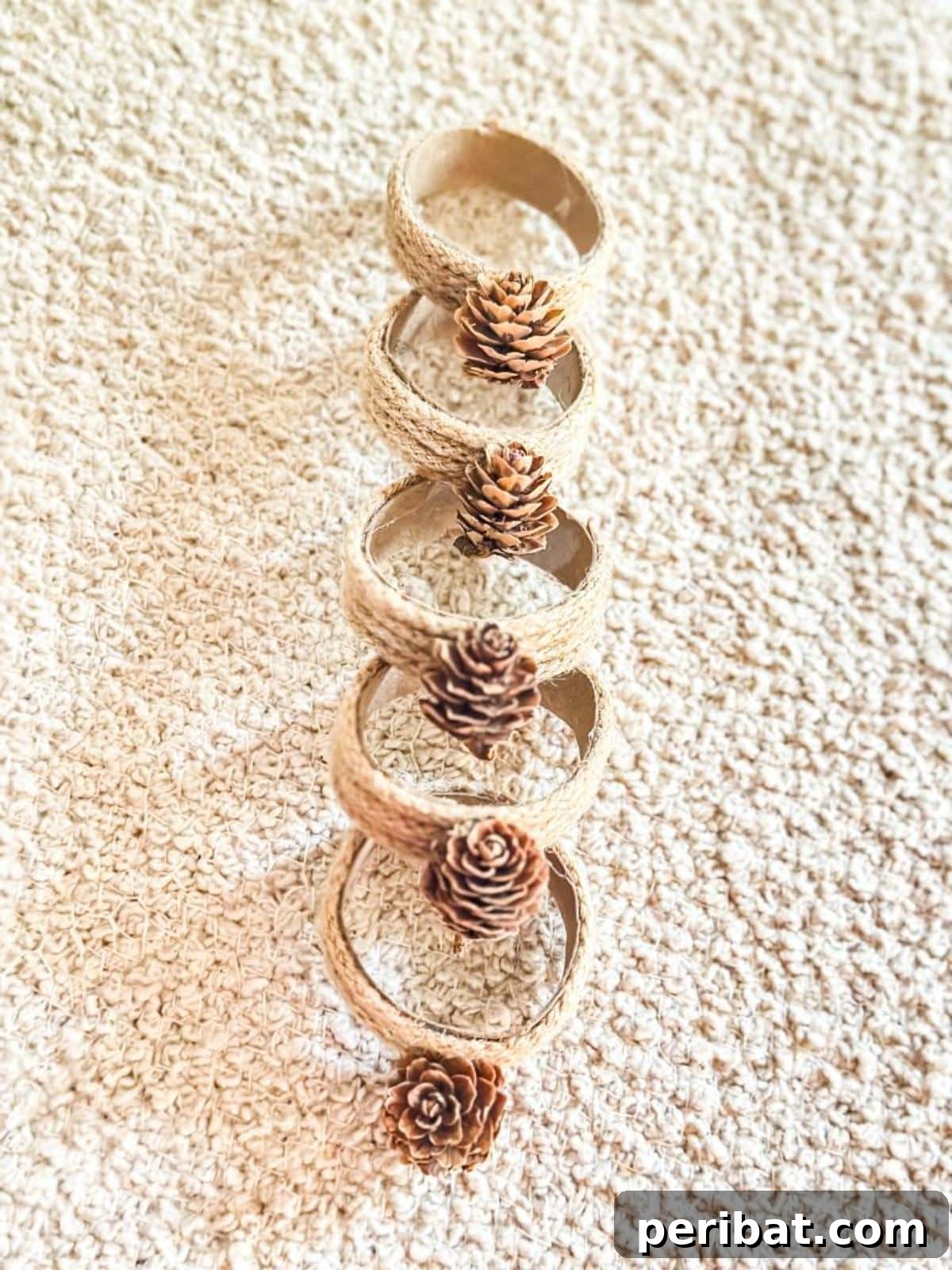 32 Creative Fall Napkin Ring Ideas 16 Napkin Rings With Jute Twine And Pinecones