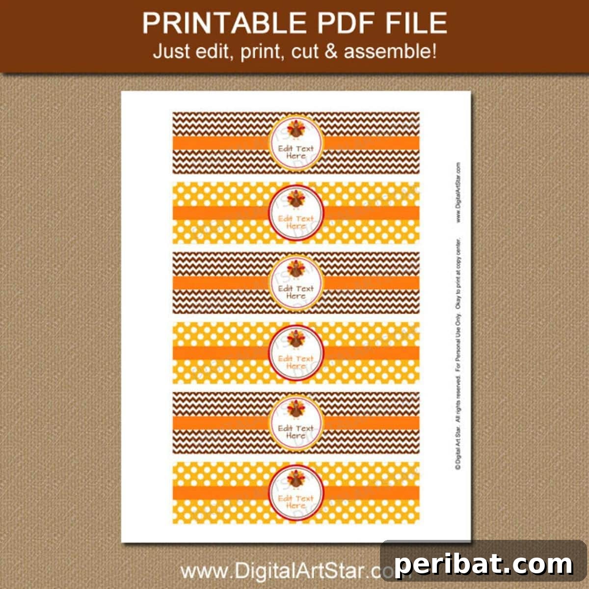 32 Creative Fall Napkin Ring Ideas 31 DIY Thanksgiving Napkin Wraps Template