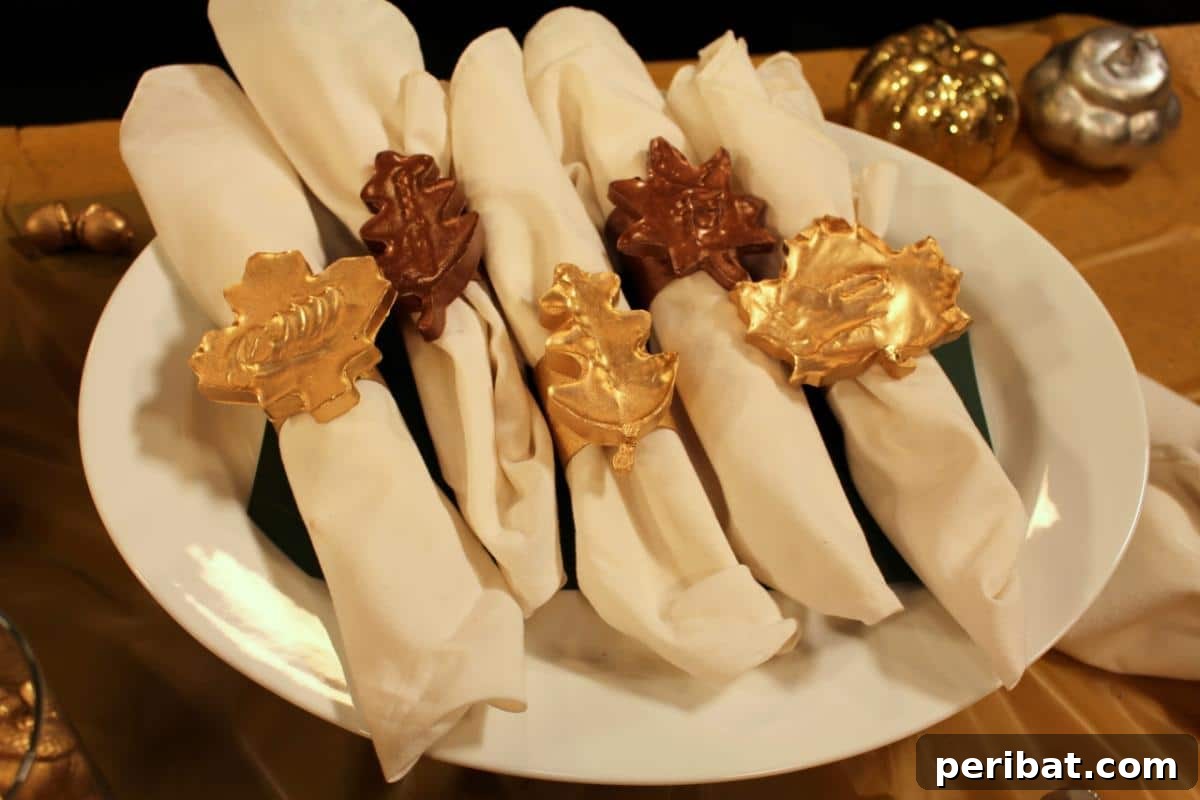 32 Creative Fall Napkin Ring Ideas 6 DIY Fall Napkin Rings