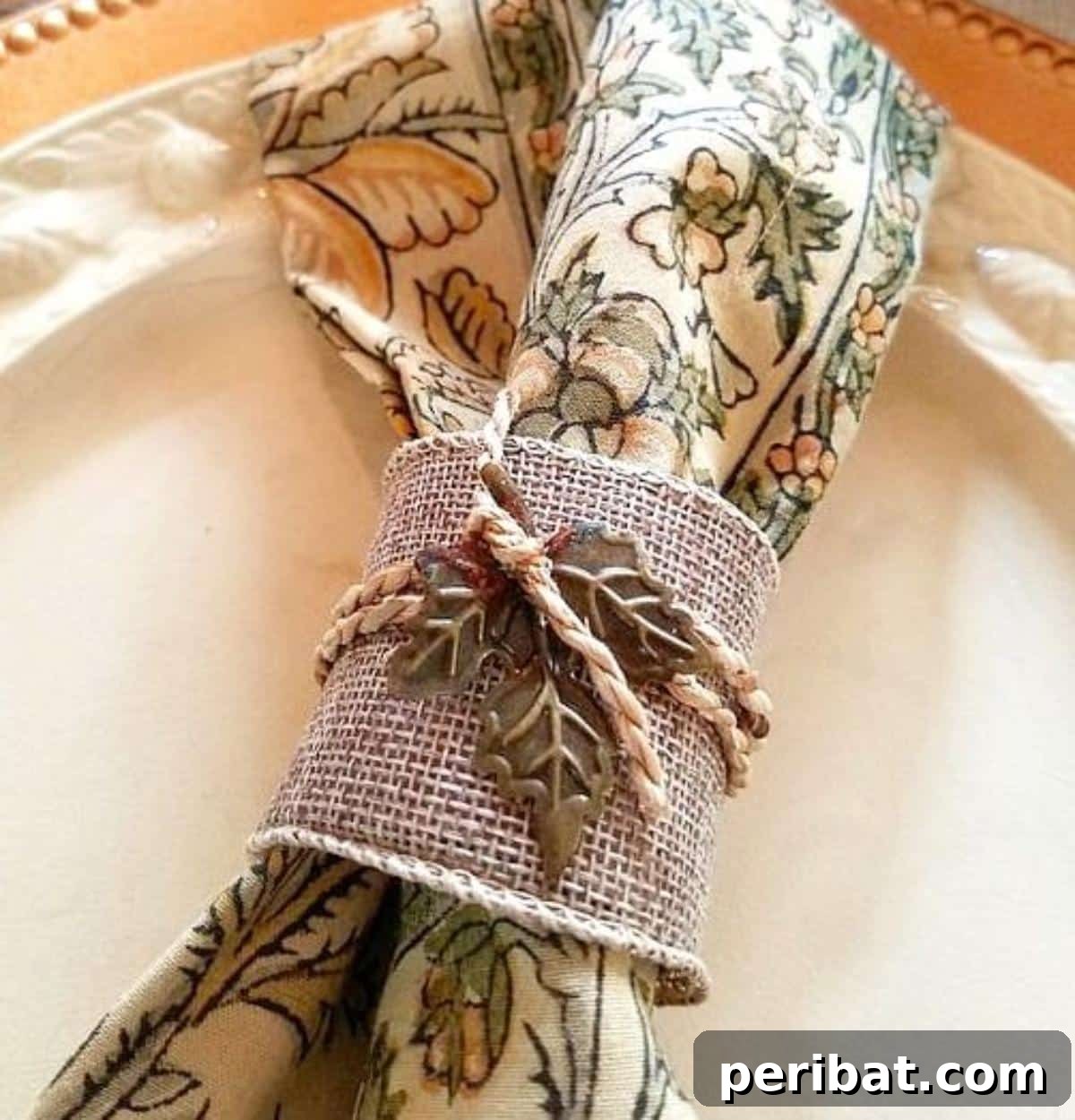 32 Creative Fall Napkin Ring Ideas 7 Elegant DIY Fall Napkin Rings Using Dollar Tree Supplies