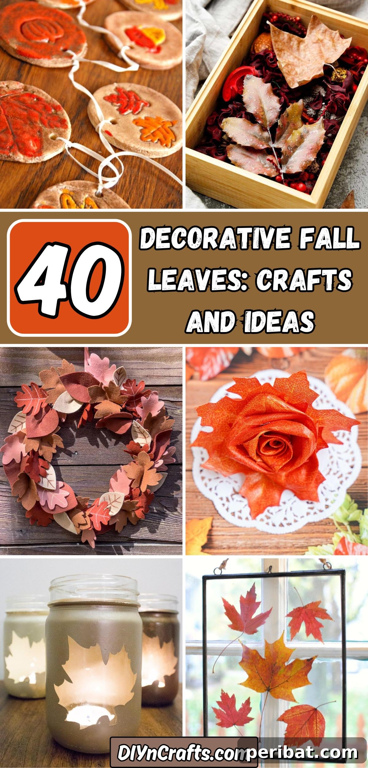 40 Inspiring Fall Leaf Crafts and Decor Ideas - Peribat