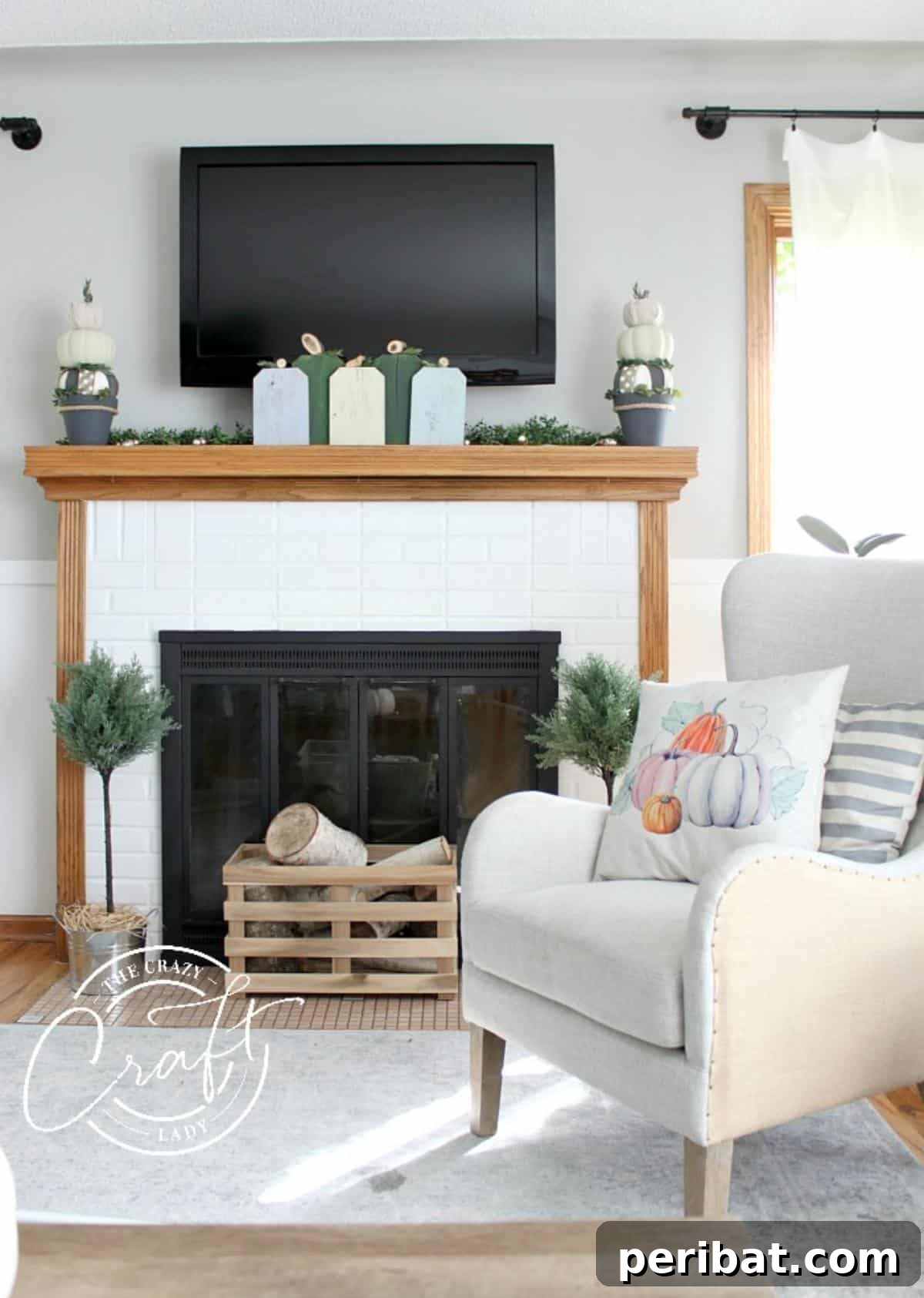 Simple Wooden Pumpkin Crafts for Autumn Decor 21 Budget-friendly DIY pumpkin decor made from scrap wood and dollar store finds.