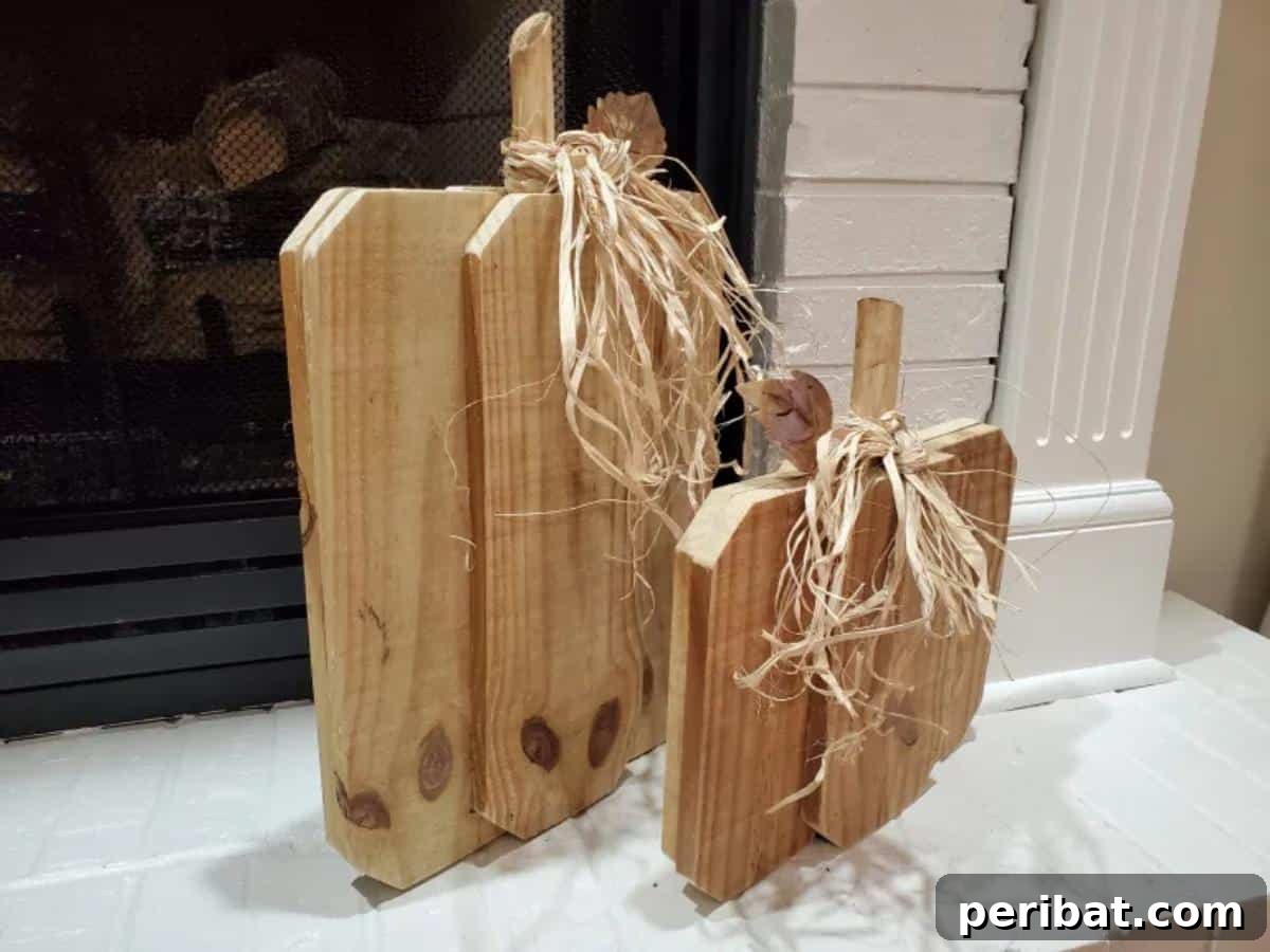 Simple Wooden Pumpkin Crafts for Autumn Decor 8 Charming DIY rustic wooden pumpkins made from fence pickets.