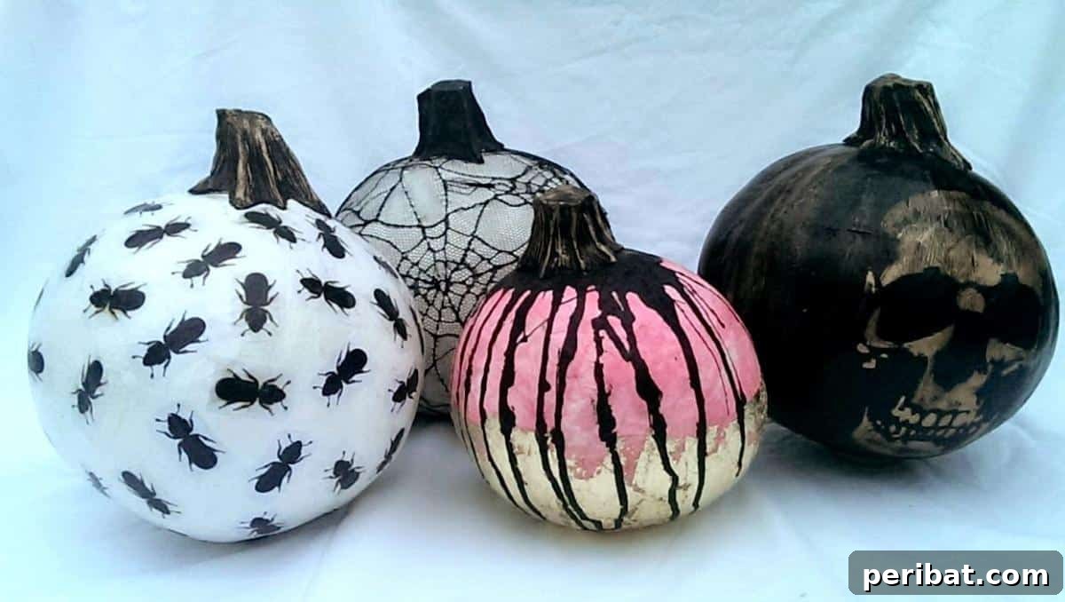 33 Creative Paper Mache Pumpkin Ideas 16 Spooky and personalized paper mache Halloween pumpkins, ideal for a craft night or eerie outdoor display.