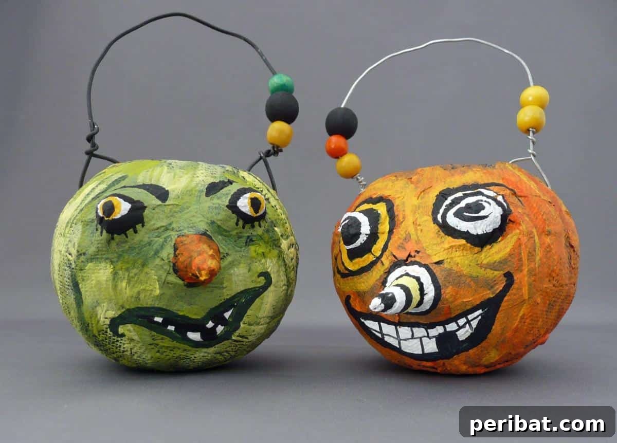 33 Creative Paper Mache Pumpkin Ideas 10 Adorable little papier mache pumpkins, excellent for a quick craft fix and charming Halloween additions.