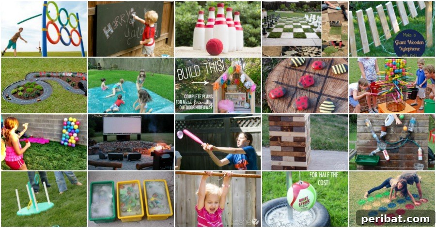 Kids excitedly playing in a sunny backyard, ready for summer activities