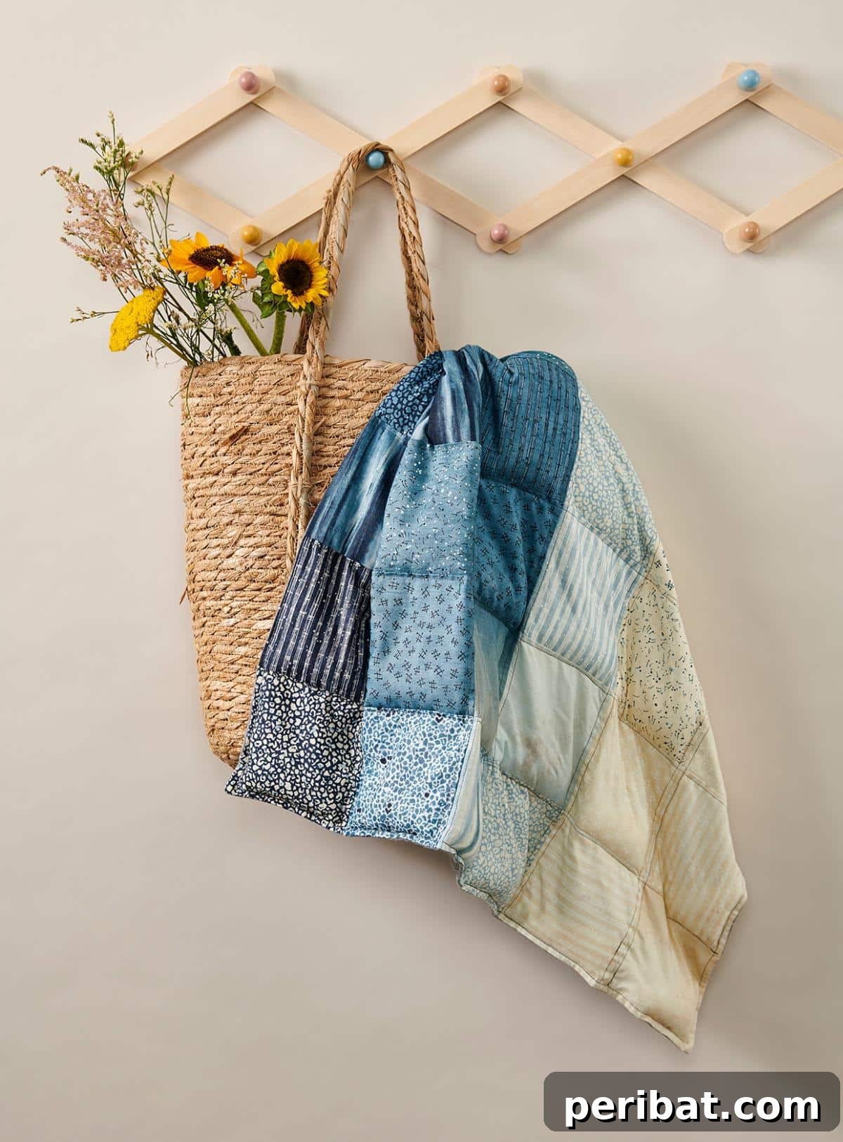 28 Soothing DIY Weighted Blanket Projects 9 A simple yet elegant Easy Homesewn Weighted Blanket, emphasizing straightforward sewing techniques for beginners.