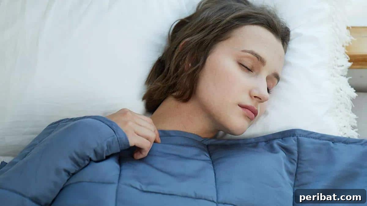28 Soothing DIY Weighted Blanket Projects 10 A thoughtfully designed Custom Weighted Blanket, highlighting the ability to tailor dimensions and weight for individual needs.