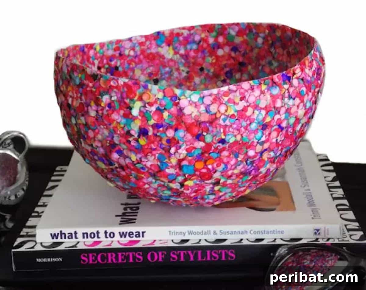 Three-Step Confetti Bowl