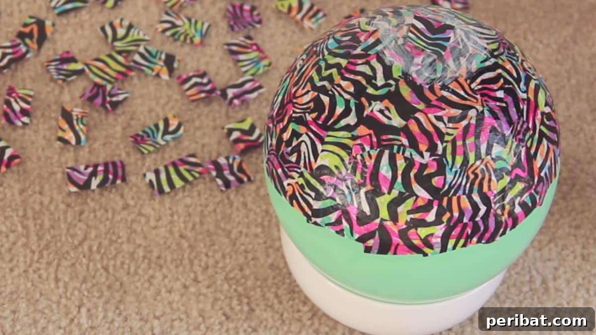 DIY Confetti Tissue Paper Balloon Bowl