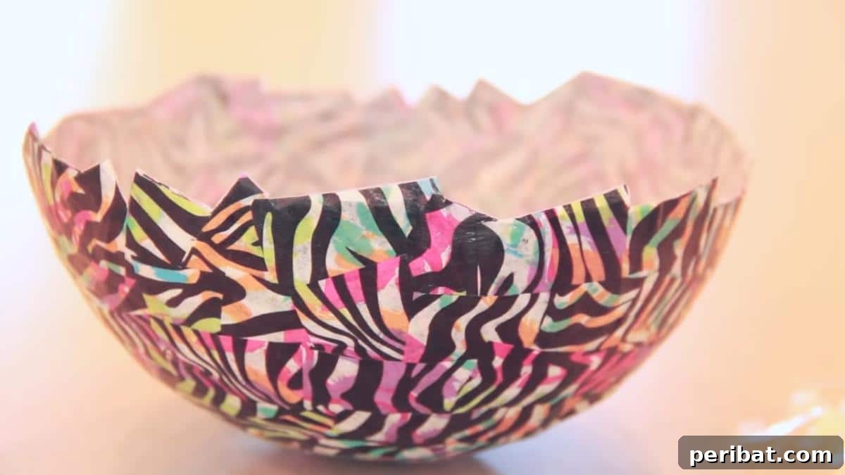 Five-Step Homemade Confetti Balloon Bowl for Kids