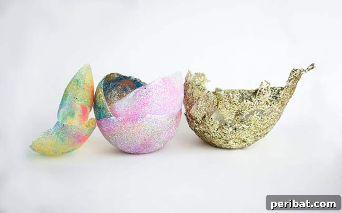 DIY Glitter Bowls