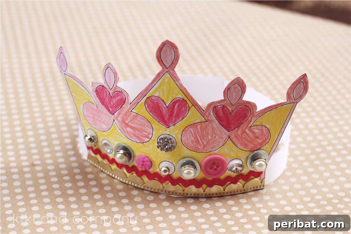 Printable Kings and Queens Crown