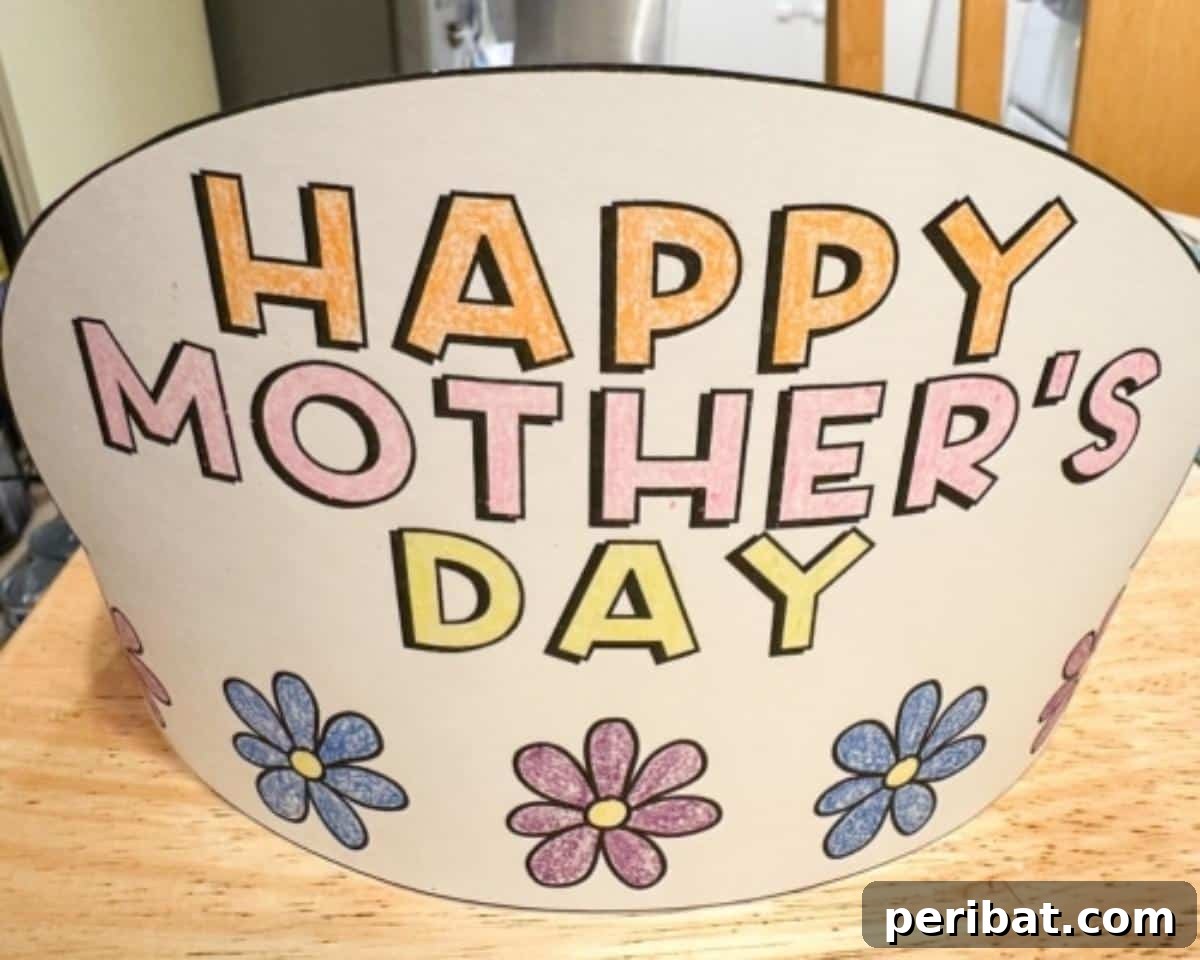 Mother’s Day Crown Craft