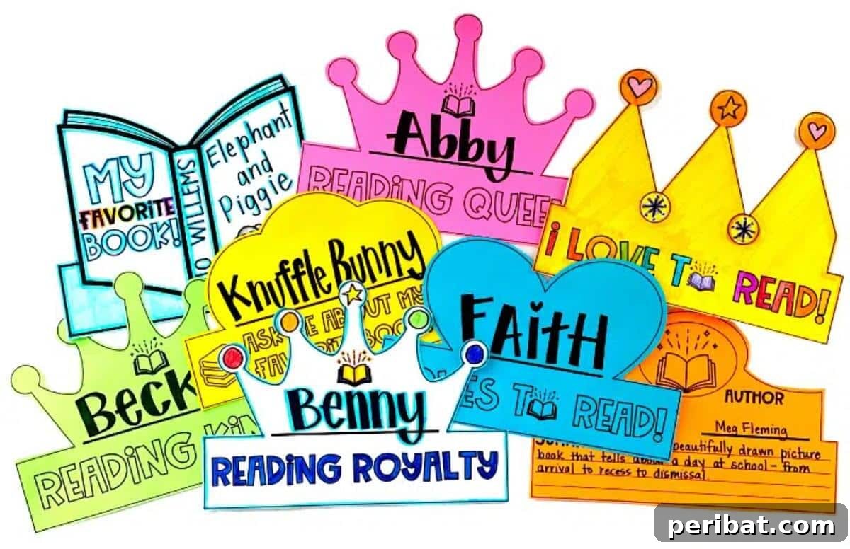 Read Across America Paper Crown Template