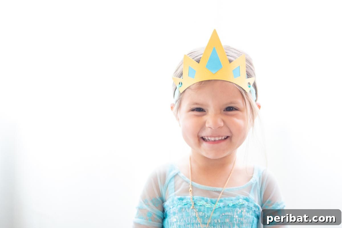 5 Minute Paper Crown for Kids