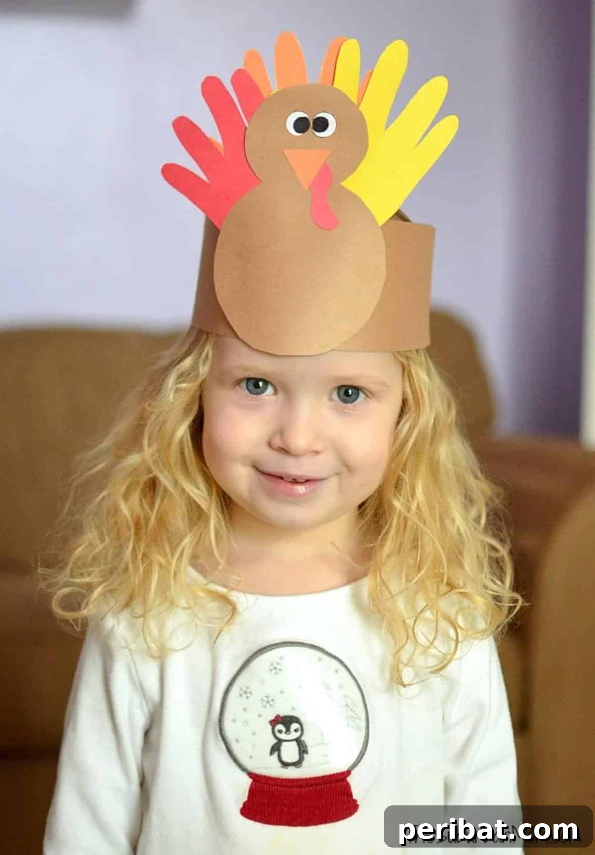Thanksgiving Handprint Turkey Crown