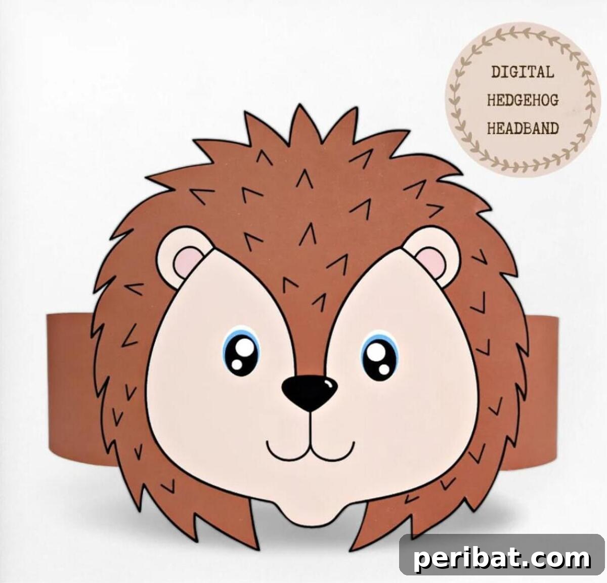 Hedgehog Paper Crown