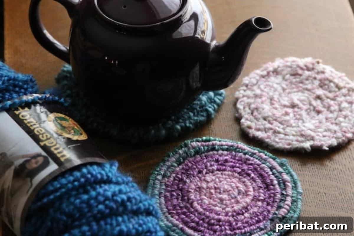 40 Super Easy Pipe Cleaner Crafts for Everyone 33 Easy Homemade Trivets with Pipe Cleaners and Yarn