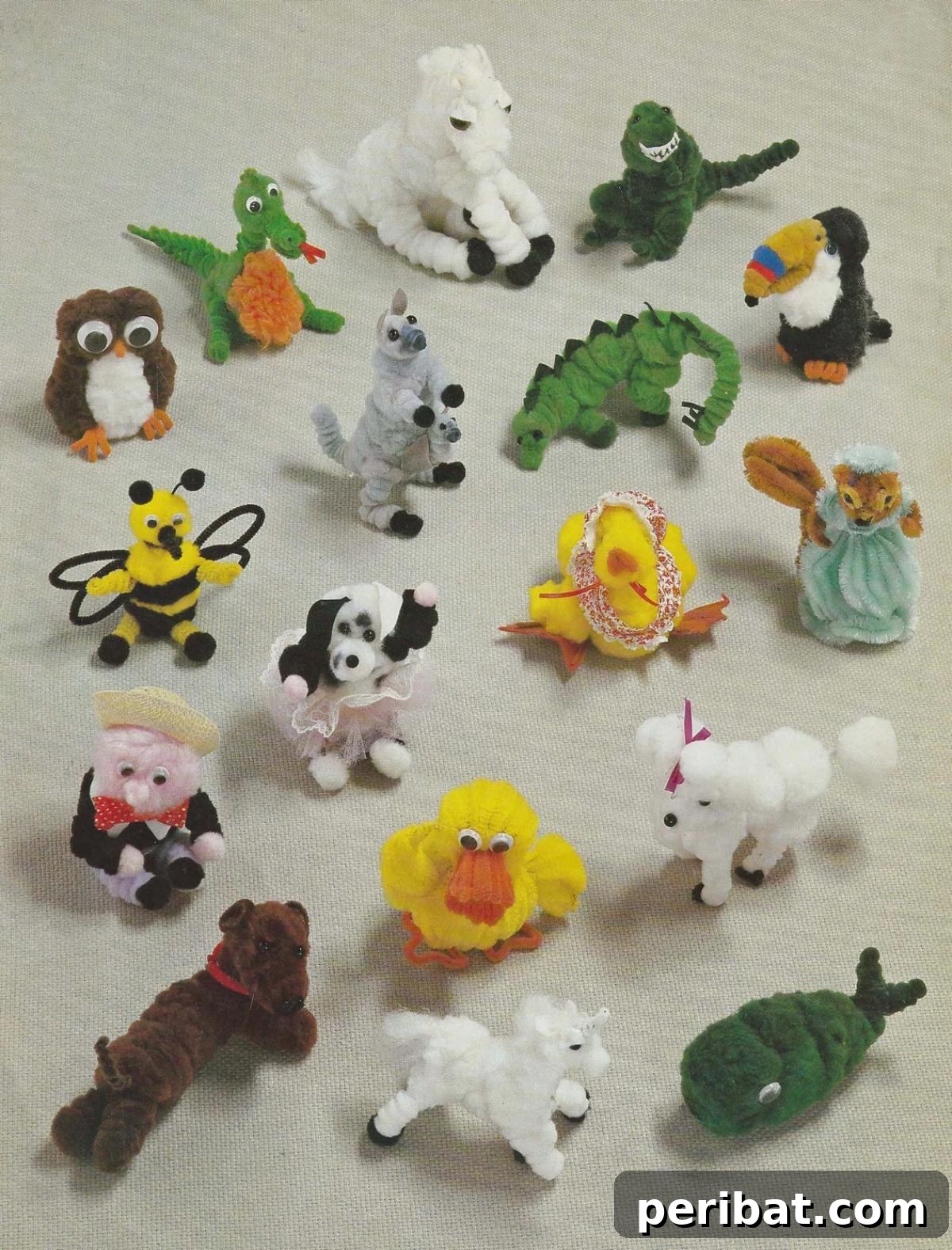40 Super Easy Pipe Cleaner Crafts for Everyone 42 Vintage Kappie Kritters
