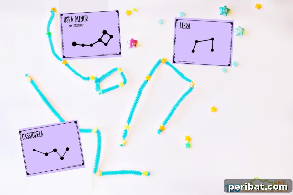 40 Super Easy Pipe Cleaner Crafts for Everyone 10 Pipe Cleaner Constellations