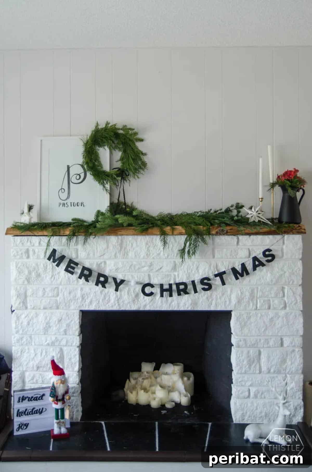 30 Creative Felt Garland DIY Ideas 11 DIY Felt Letter Christmas Garland