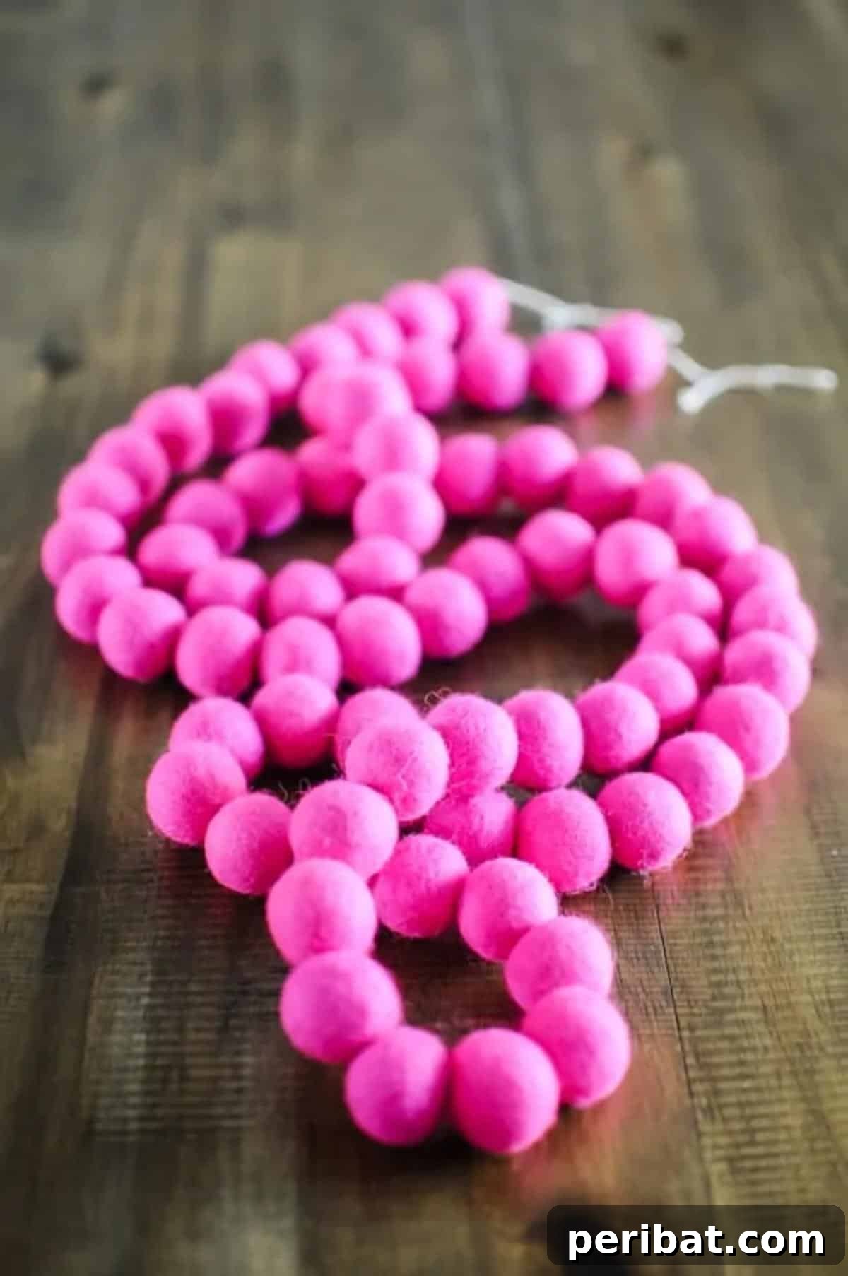 30 Creative Felt Garland DIY Ideas 24 DIY Felt Ball Garland