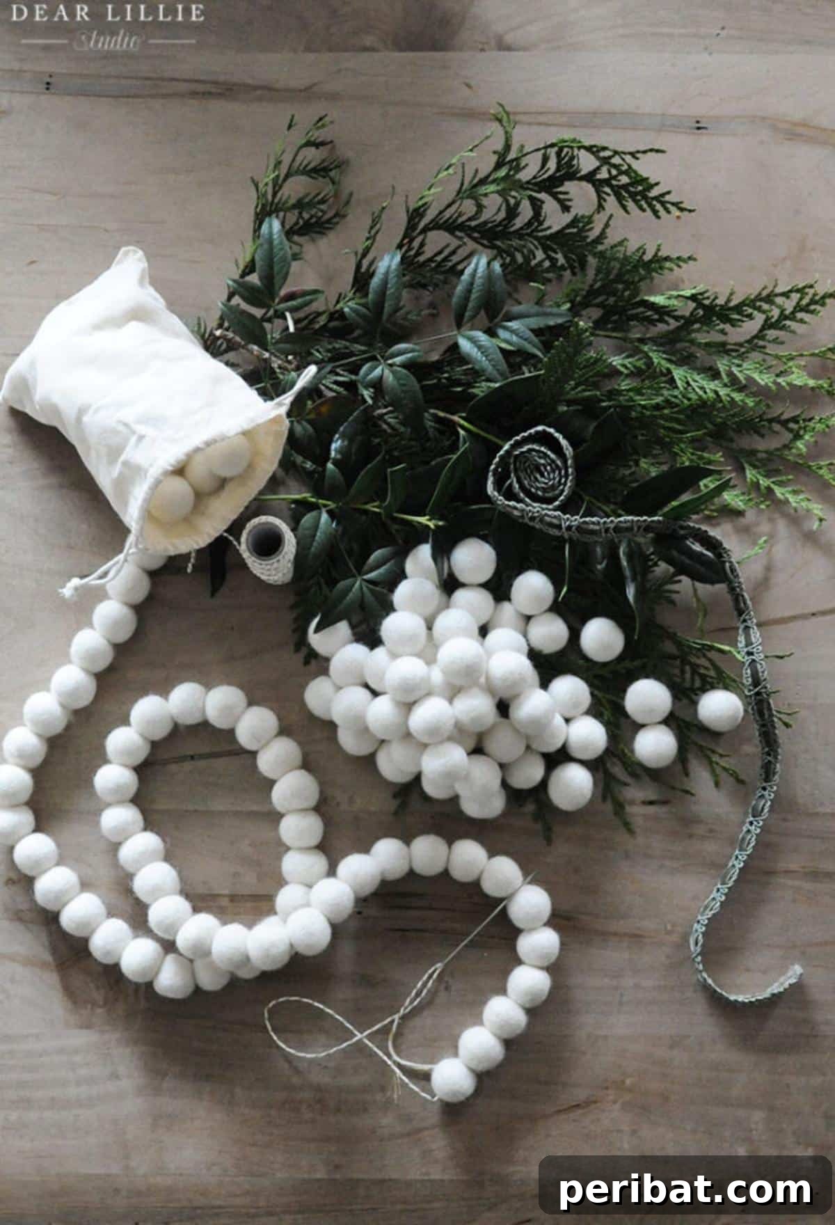 30 Creative Felt Garland DIY Ideas 9 DIY Pom Pom Garland with Felt Ball Garlands