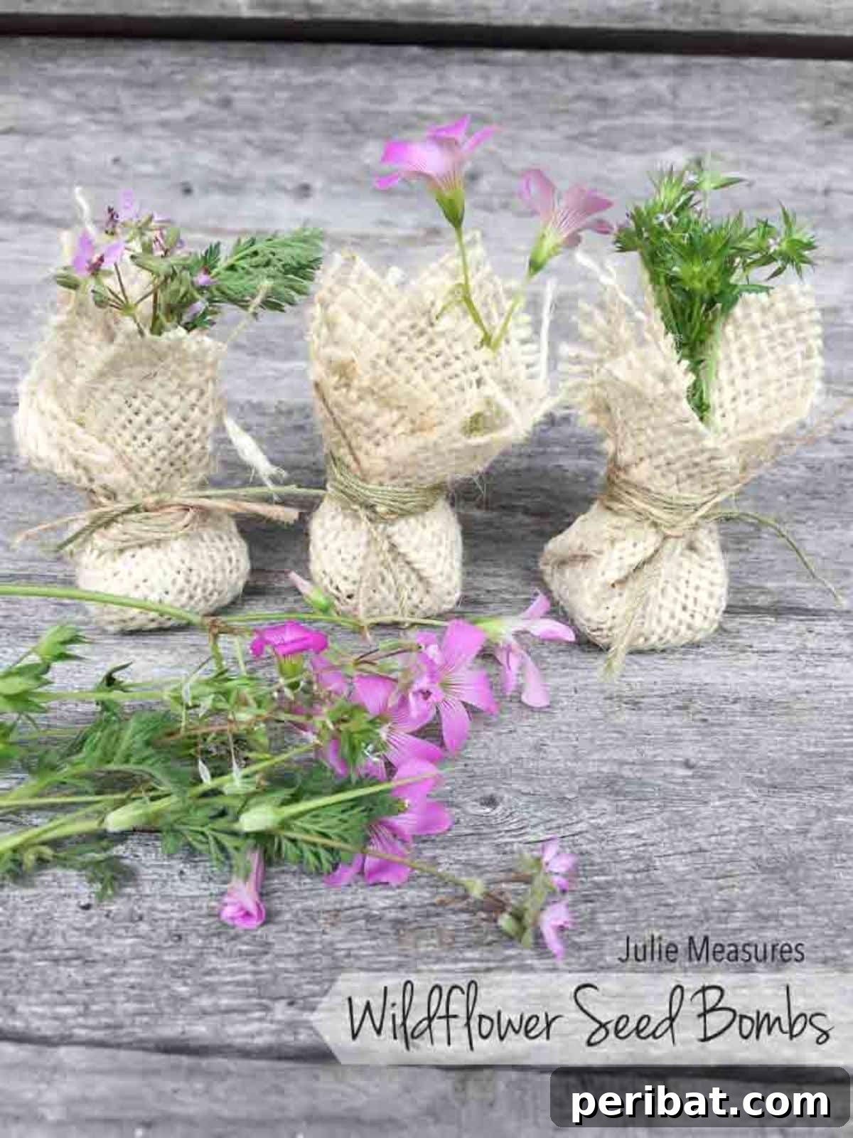 40 Charming Air Dry Clay Projects 22 DIY Wildflower Seed Bombs